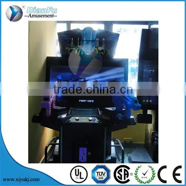 2016 Kids Coin Operated Exciting Aliens Shooting Gun Simulator Game Machine For Sale photo-3