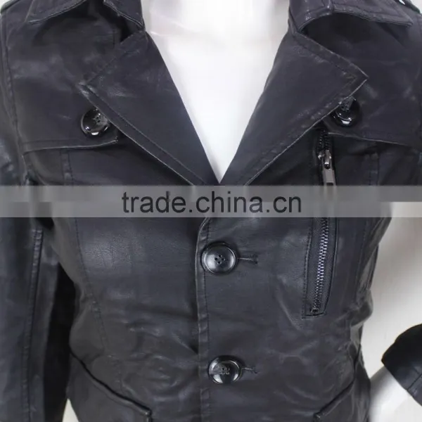 Leather Coat WOmen photo-3