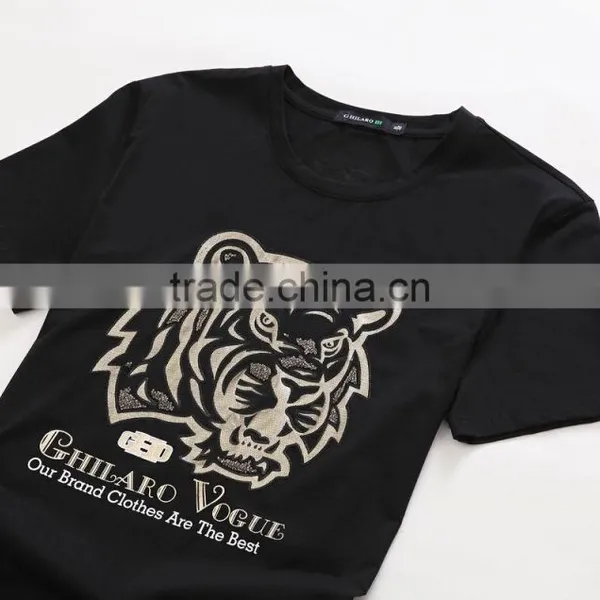 Wholesale 95cotton 5spandex Brand Fashion Slim t Shirt photo-5