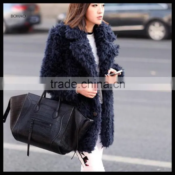Hot Sale Women Cheap Fashion Russian Women Winter Fur Coat photo-5