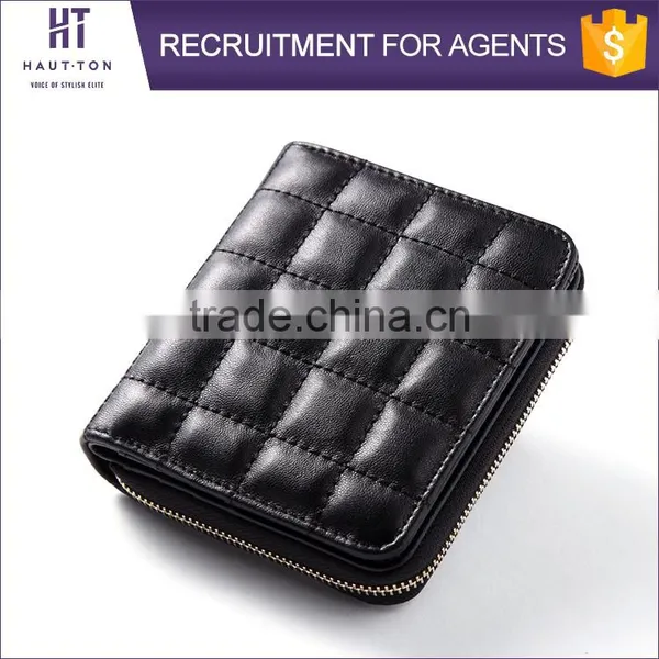 Classic Leisure Ladies Mini Card Wallets Best Selling Fashion Women Sheep Skin Leather Wallet For Sale photo-2