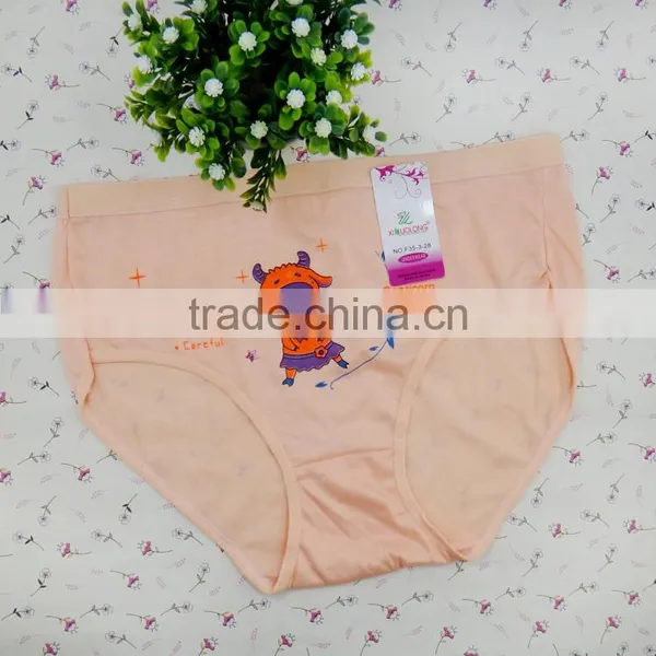 Cute Printed High Waist Women Mom Underwear Fashion Wholesale Stock Mom Panties photo-4