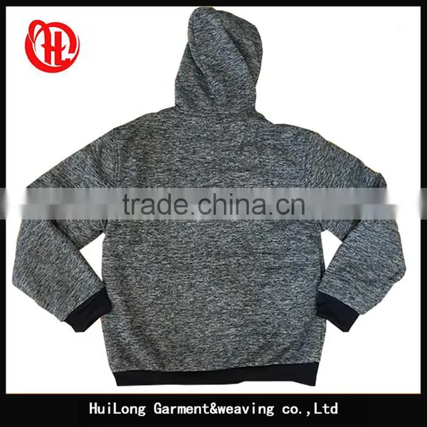 100% Polyester Wholesale Custom Design Thick Sherpa Lined Fleece Hoodie For Men photo-3