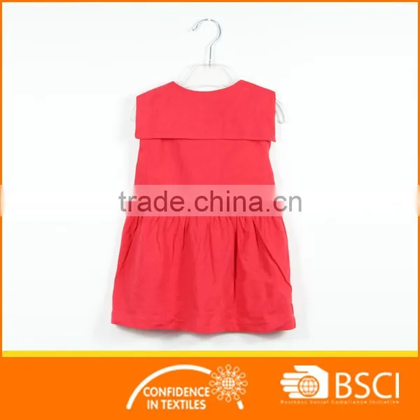 2-8 Y Fancy School Styling Collar Girl Outfit Dress photo-2