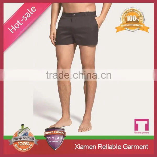 2015 New Arrival Cheap Price Men's Sexy Waterproof Pockets Swim Trunks photo-5