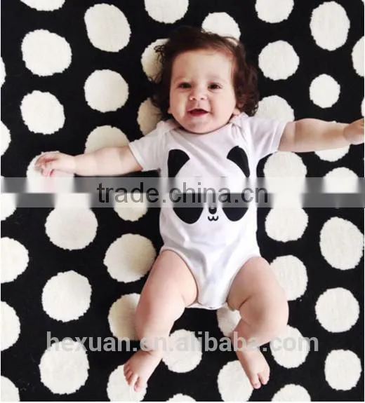 100% Cotton Short Sleeve Baby Romper Wholesale photo-5