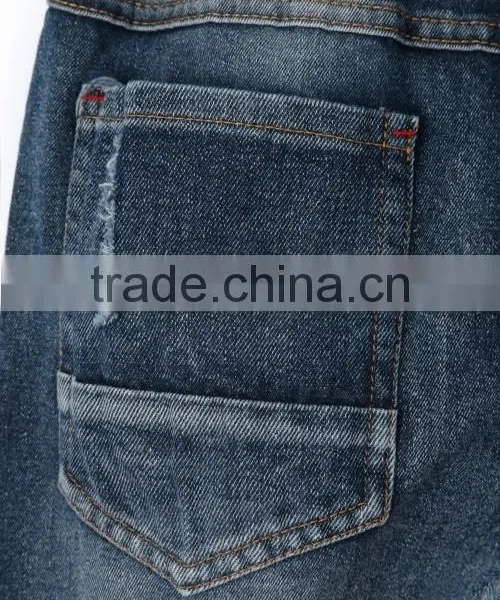 China Made Textiles New Design Imperial Kids New Pattern Jeans Half Pants With Elastic photo-3