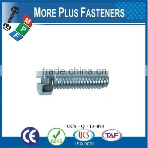 Made in Taiwan Machine Screw ISO 1207 Slotted Cheese Head Stainless Carbon Steel photo-6