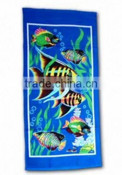 Reactive Print 100% Cotton Beach Towels photo-5