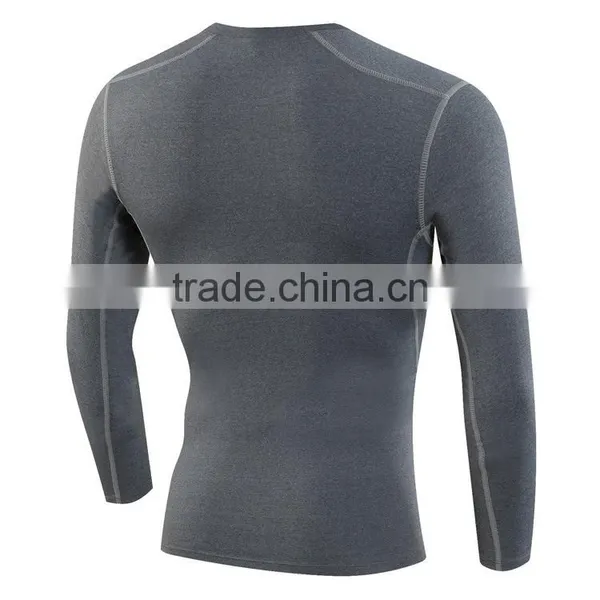 Sports Wear Men Fitness Athletic Private Logo Compression Dry Fit Gym Wear Sports Gym Top photo-4