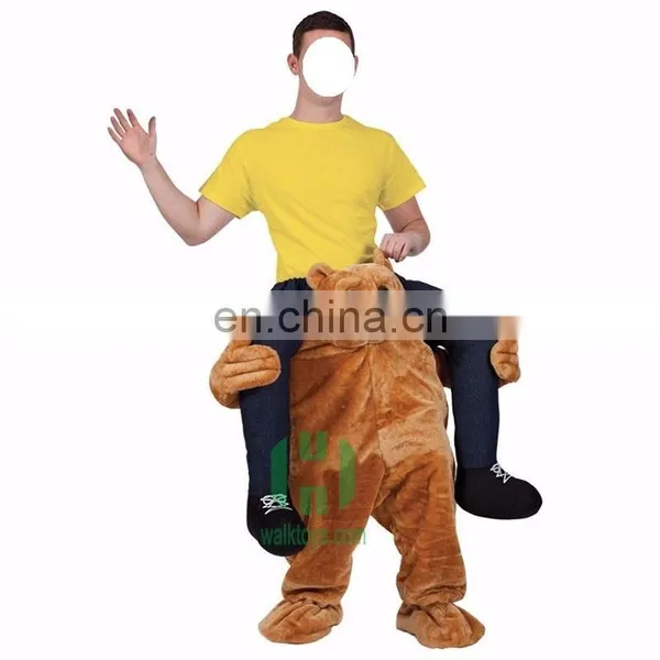 HI CE Popular Bear Costume Adult Plush Yellow Bear Animal Anime Costumes for Men photo-5