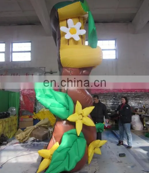 Inflatable Plants Wall Replica for Outdoors Strees Garden Decoration photo-2