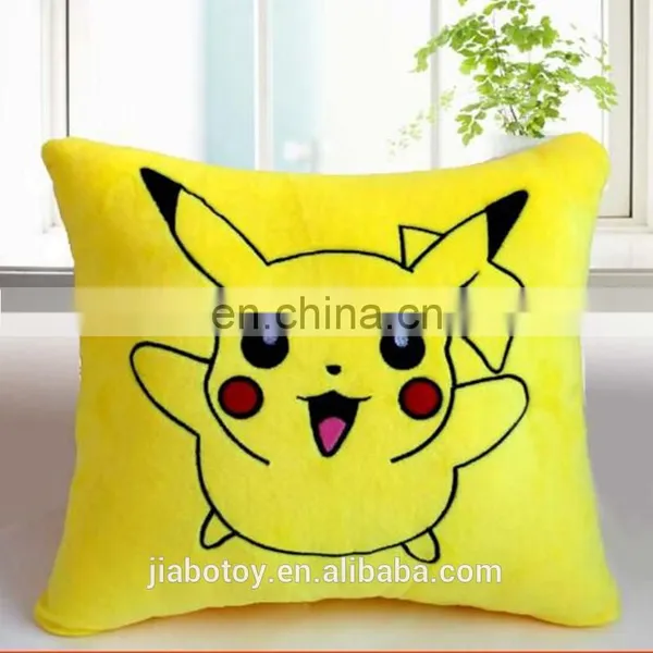 Hot Sale High Quality Cartoon Pikachu Pillow Promotional Custom Pikachu Mascot Stuffed Plush Toy Design photo-2