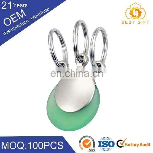 Metal Multi Rings Keyring Three Ring Quick Release Zinc Alloy Keychain photo-3