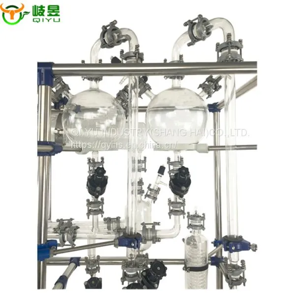 50L Chemical Double Collection Bottle Glass Reaction System Lab Reactor photo-3