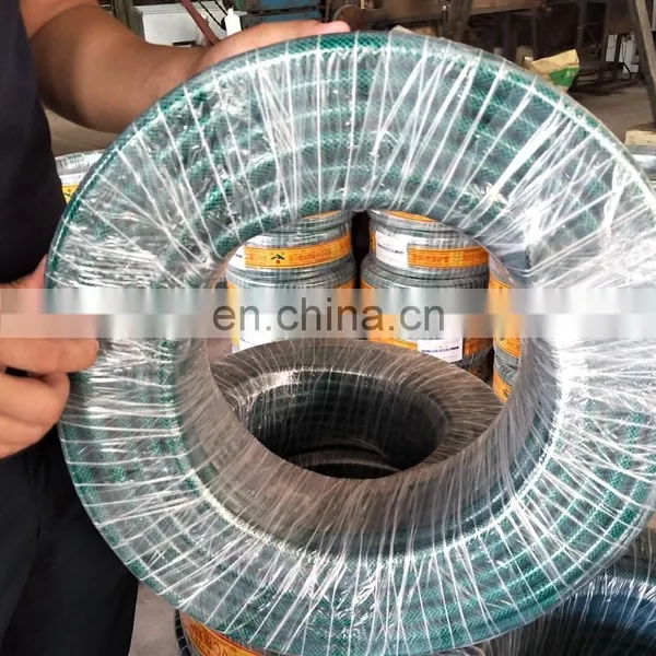 Factory Produce PVC Fiber Reinforced Hose Pipe / Braided Transparent Flexible PVC Garden Hose photo-2