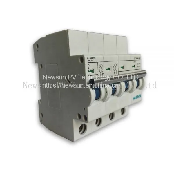 Solar DC and AC Moulded Case Circuit Breaker 1-4P at 250-150VDC photo-4