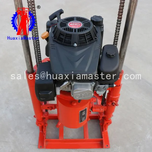 QZ-2C Gasoline Engine Sampling Drilling Rig/borehole Machine Working photo-5
