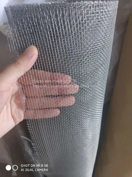 Window Screen Woven Galvanized 28*28 Square Wire Mesh photo-5