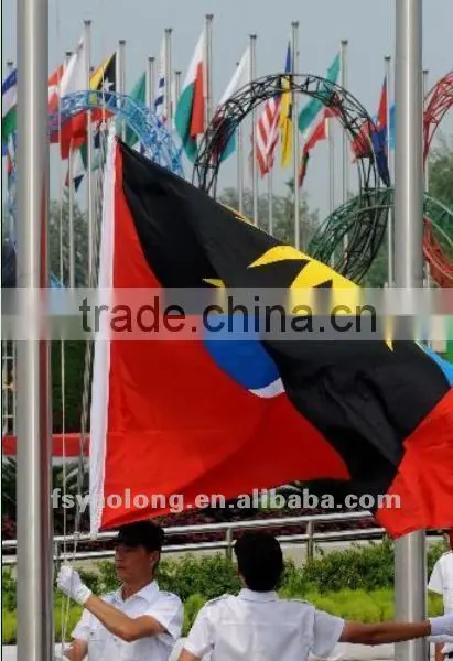 Olympic Village Flag Poles-Manual External Halyard Tapered Flag Pole photo-2