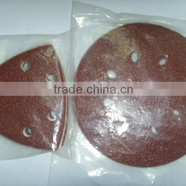Red Sanding Disc / For Plaster / High Quality Sanding Paper photo-3