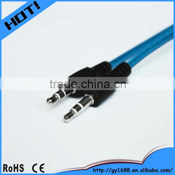 Fabric Braid Car Audio Video 3.5mm AUX Cable photo-3