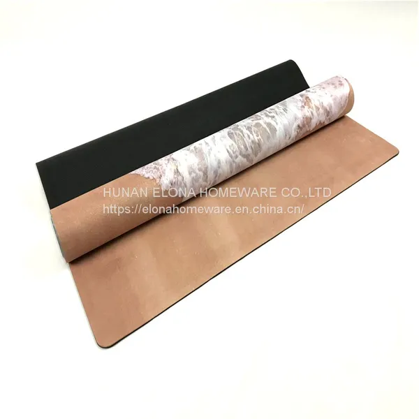 Custom Dye Sublimation Fabric Rubber Yoga Mats Supplier photo-2