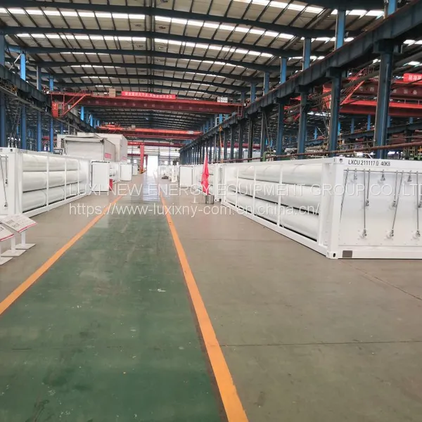 China CNG Tube Skid Container CNG Jumbo Tube Skid From China Manufacturer,