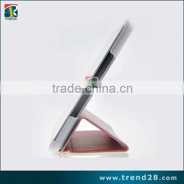 High Quality Stand Folding Leather Flip Case Cover for Ipad Mini photo-5
