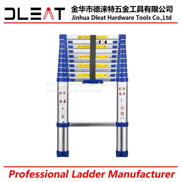Dleat 4.1m Single Aluminum Telescopic Ladder With EN131 photo-2