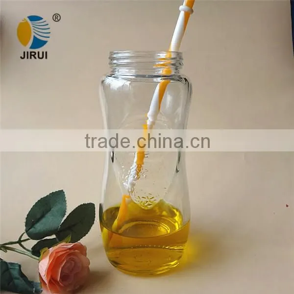 500ml Glass Water Bottle With Plastic Screw Cap Wholesale photo-3