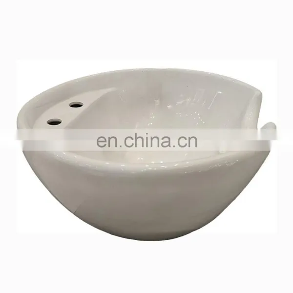 QCP-K07 Ceramic Sink for Shampoo Chair #4850 photo-2
