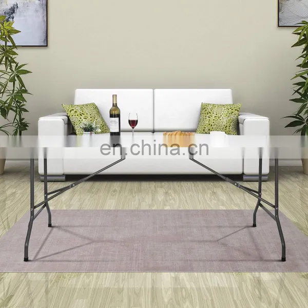 Factory Direct Supply Sturdy Rust Resistant Bar Banquet Plastic Folding Tables and Chairs for Events Outdoor Table photo-3