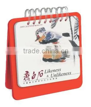 2014 Creative Cartoon Table Calendar Printing