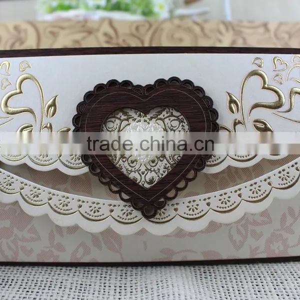 Latest Wholesale Laser Cutting Wooden Wedding Invitation Card photo-3