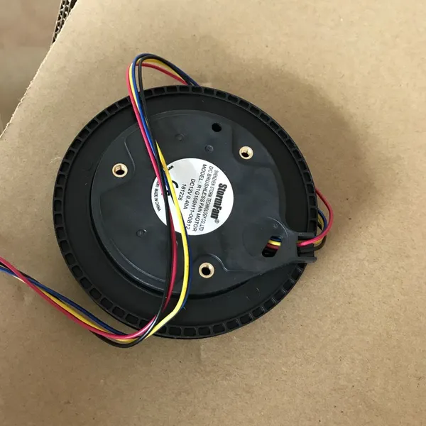DC 12V 100*25mm 68m3/H 4000rpm Round Plastic Centrifugal Fan for Air Purfier photo-2