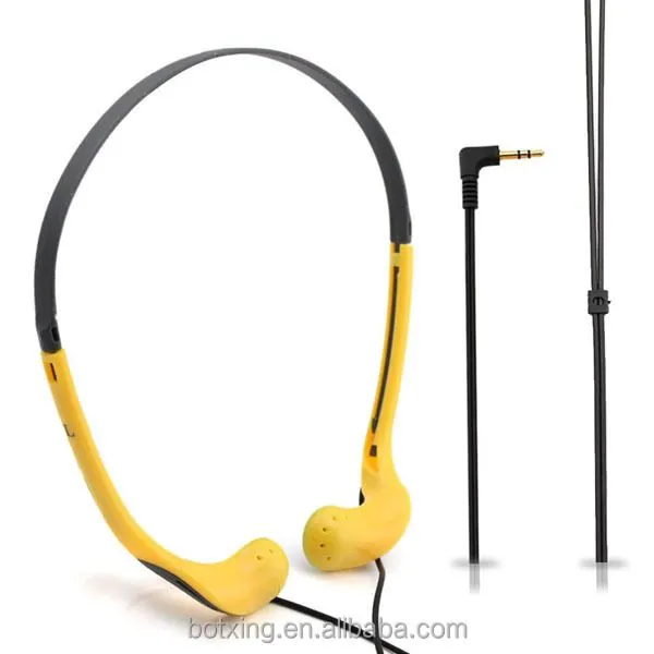 3.5mm Wired in Ear Ultralight Sport Running Headband Headphone for Mobile Phone photo-2