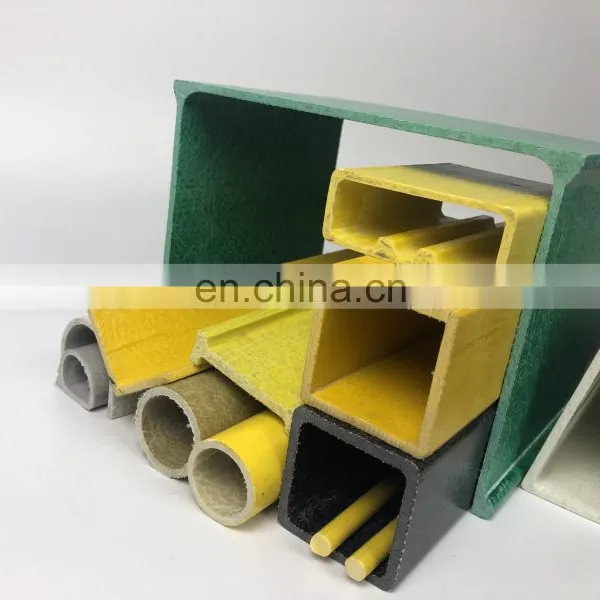 Fiberglass Rectangular Tube FRP Pultrusion Pipe Epoxy Fiberglass Tubes Structural FRP Square Tube photo-3