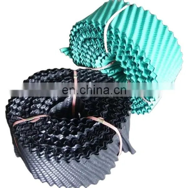 PP PVC Cooling Tower Filling Sheet Package Media 200/240/250/280/300mm Rolled Type Counter-flow Round Cooling Tower Fill photo-3