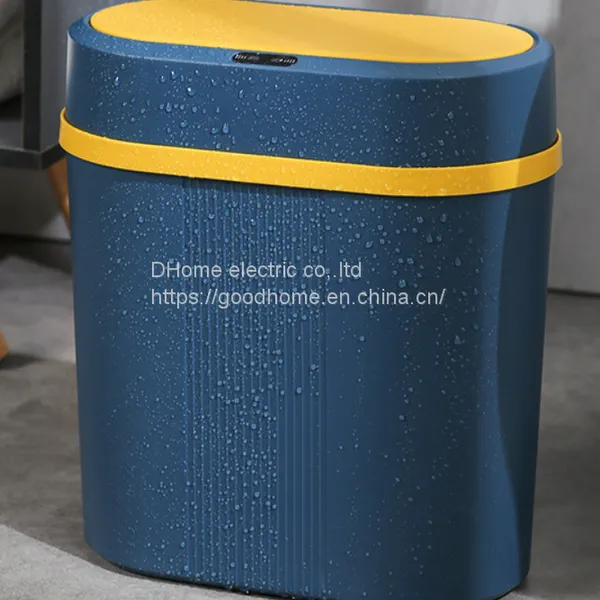 Nordic Smart Trash Can Household Simple Automatic Sensing Living Room Bedroom Bathroom Seam（Wechat:13510231336） photo-3