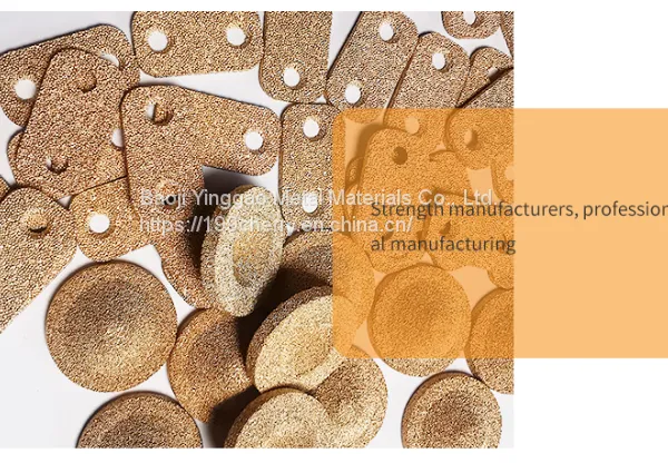 5um Porous Parts Sintered Copper Filter Disc photo-5