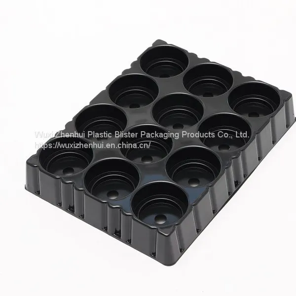 Black Plastic Blister Trays Blister Vacuum Forming Packaging Inner Pallets photo-3