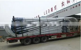 Q235 Steel Galvanized 6m Street Lamp Pole Steel Pole photo-5