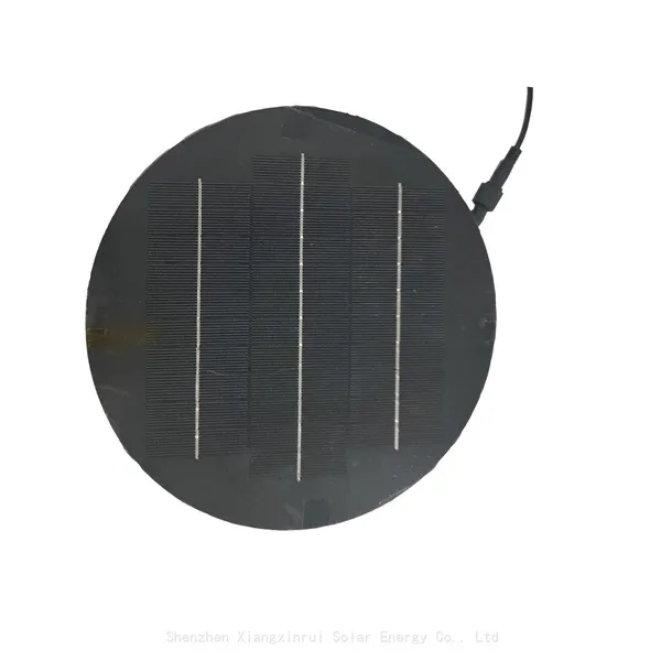Customized Circle Shape 5.8w 18v Small Solar Panels Diameter 240mm Glass Solar Panel Widely Use photo-3