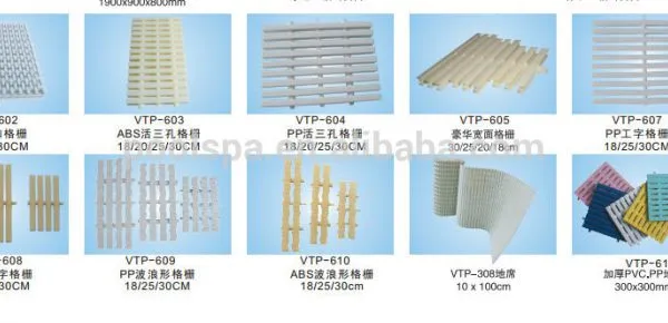 Summer ABS/PP Material Grill Grates Swimming Pool Drain Gutter Overflow Grating For Sale photo-3