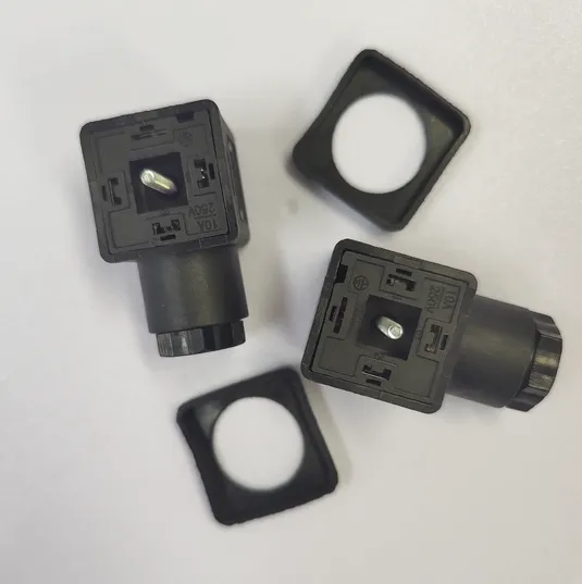 DIN43650C Carbon Steel Solenoid Valve Electrical Coil Plug Connector photo-5