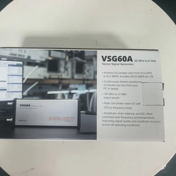 New Signal Hound VSG60A 6GHz Vector Source Low Phase Noise Full Temp Amplitude Correction In Stock photo-3