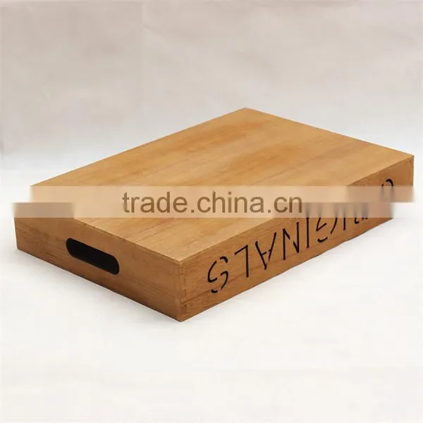 Cheap Wooden Simple Antique Serving Trays photo-4