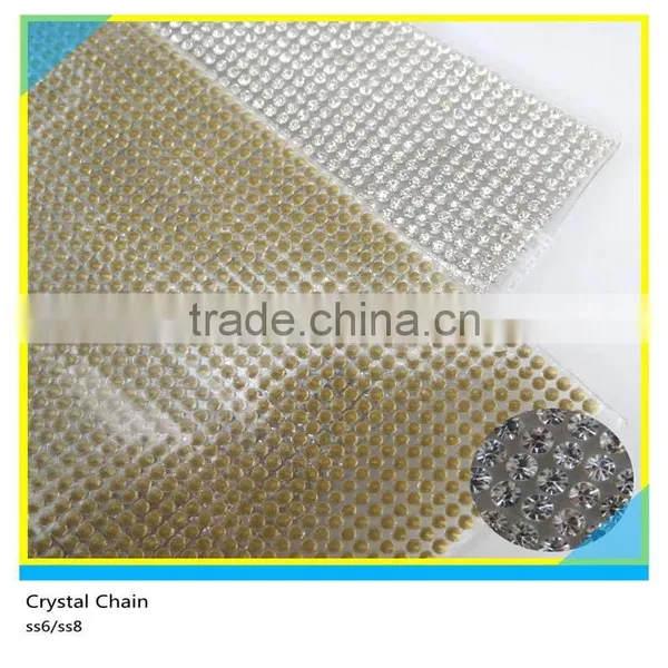 Iron On 8*8 mm Siam Square Rhinestone Mesh Sheet In Roll 24*40 cm photo-6