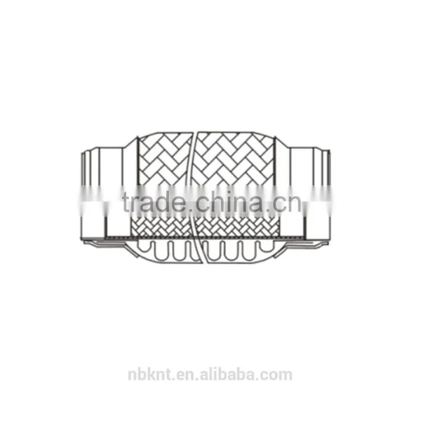 3" Flexible Exhaust Pipe Type With Woven Innerliner or With Double Braids photo-4